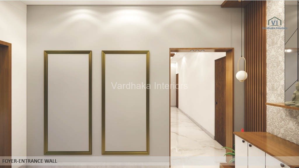 Modern Wall Design With Spot Lights — interior designers in Ankola, Uttara Kannada