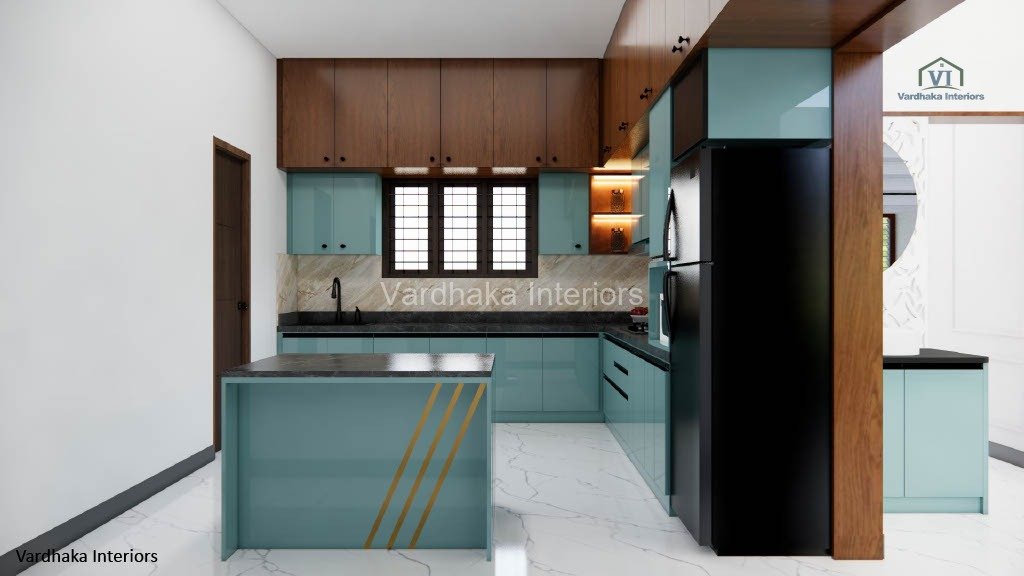 Kitchen With Iceland — interior designers in Sirsi, Uttara Kannada