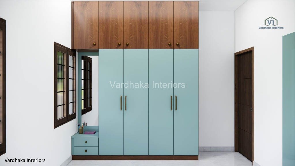 Modular Wardrobe With Dressing Unit — interior designers in Sirsi, Uttara Kannada